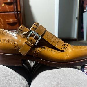 Michael Kors Tan Oxford Shoes
